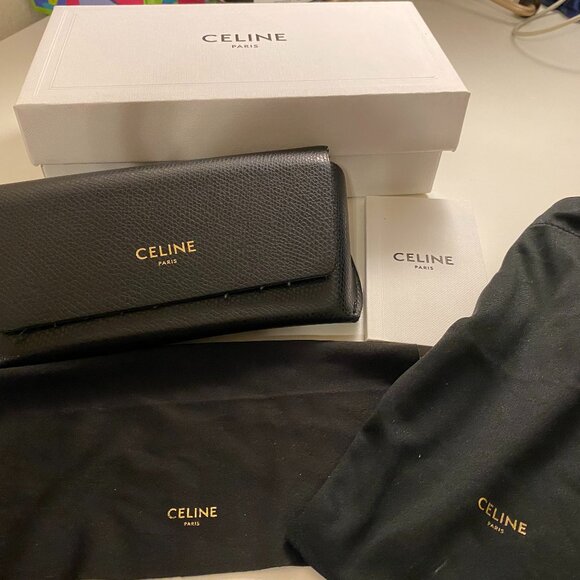 Celine CL40198F Monochroms Square Sunglasses - Black - Picture 7 of 10